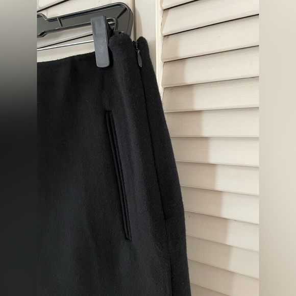 NWT Rebecca Taylor Double-Faced Wool Mini Skirt in Black (Sz. 12) - Picture 6 of 8